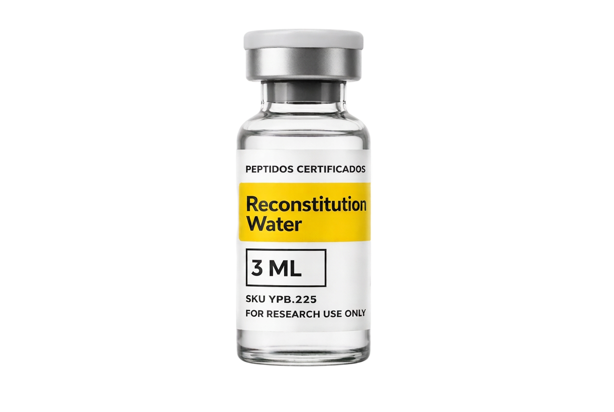 Vial de agua para reconstitución PeptidosCertificados