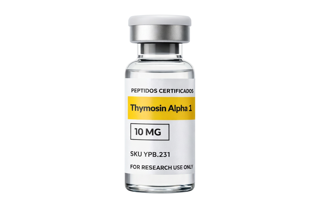 Vial de Thymosin Alpha-1 PeptidosCertificados