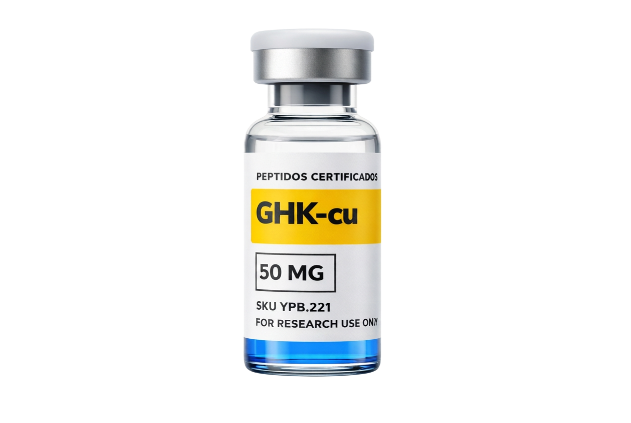Vial de GHK-Cu PeptidosCertificados